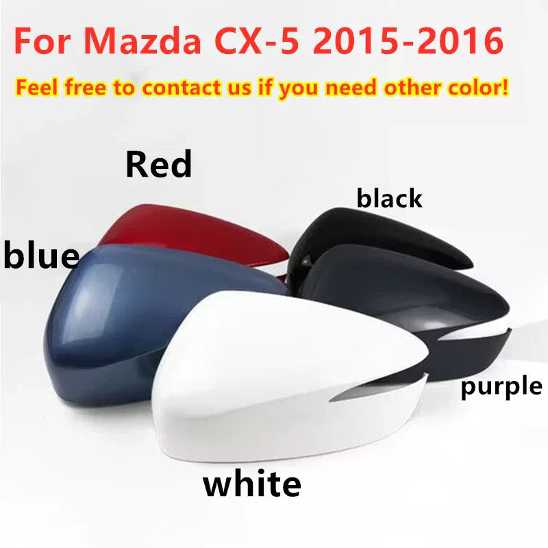 Blue Right Passenger Side Rearview Mirror Cap Cover for Mazda CX-5 (2015–2016)