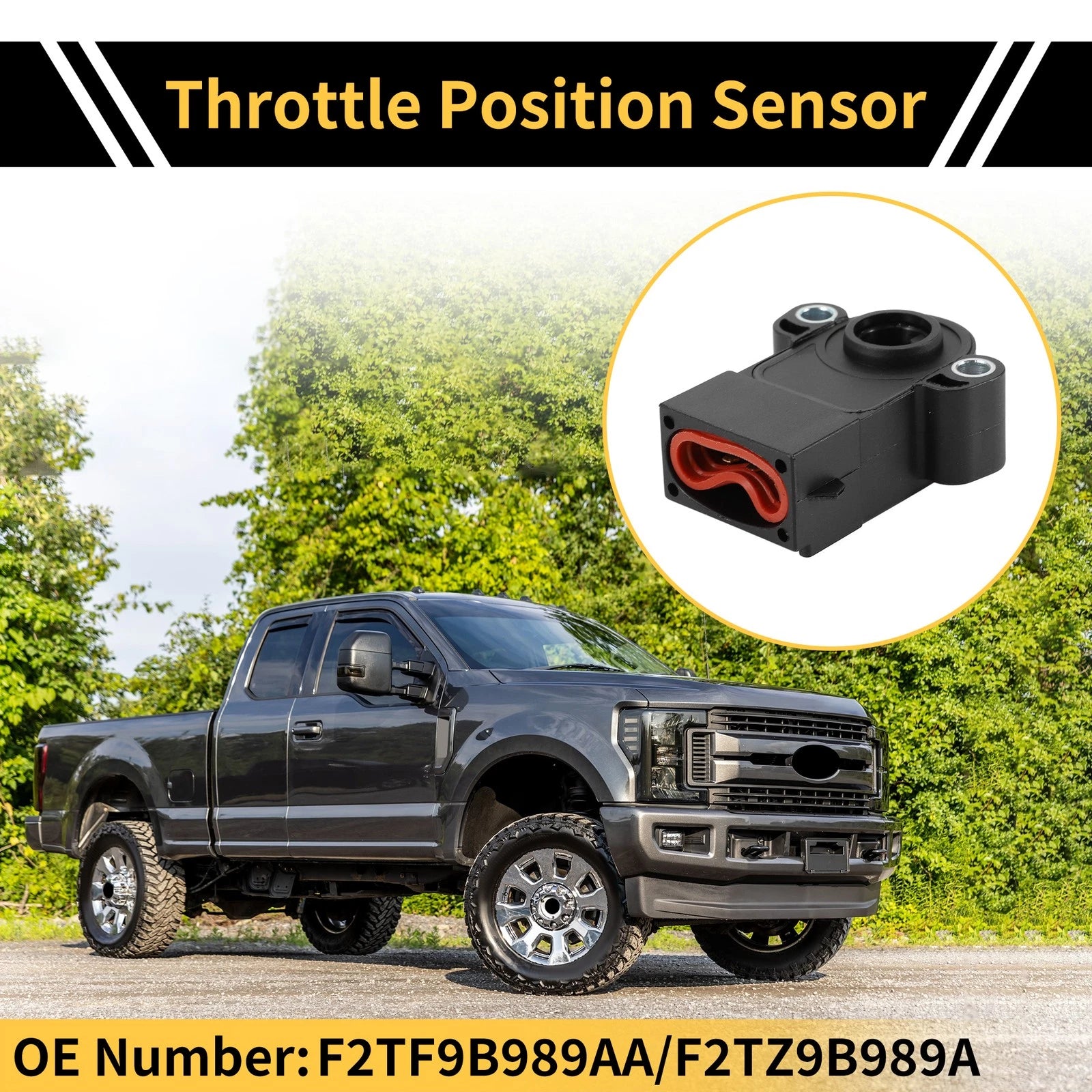 Throttle Position Sensor TPS for Ford F-350 (1990–1996) No.F2TF9B989AA/F2TZ9B989A