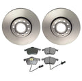 Front Brake Kit Set of 4 Euro Pads Disc Rotors for Audi A4 A6 Quattro VW Passat
