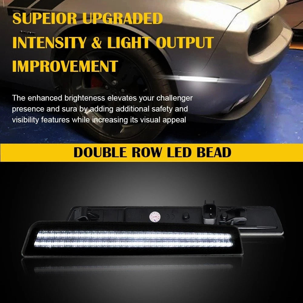 LED Front Side Marker Turn Signal Lamp for Dodge Challenger (2015–2022)