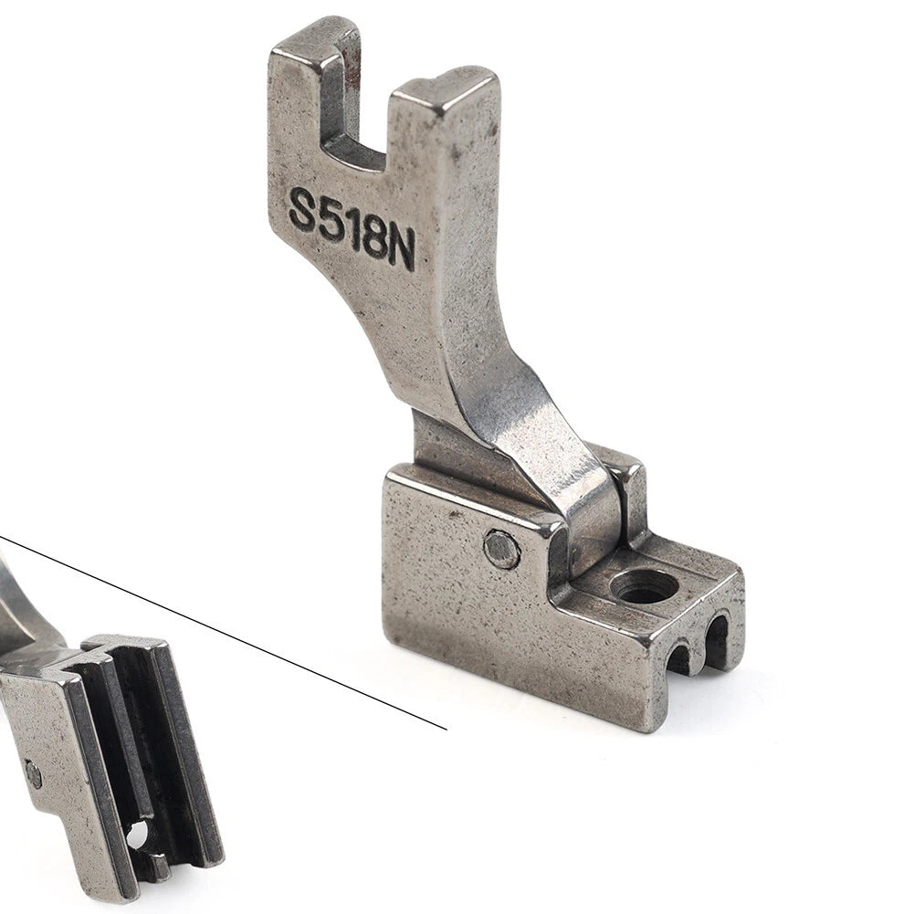 Large Groove Invisible Zipper Foot for Industrial Sewing Machines #S518N