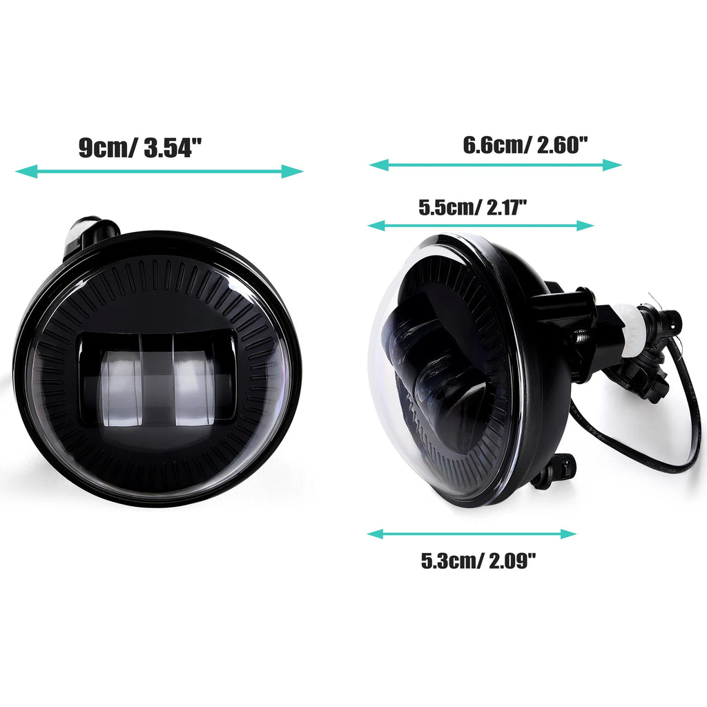 LED Fog Lights for Chevy Avalanche Suburban Tahoe GMC Yukon Acadia (2007–2014)