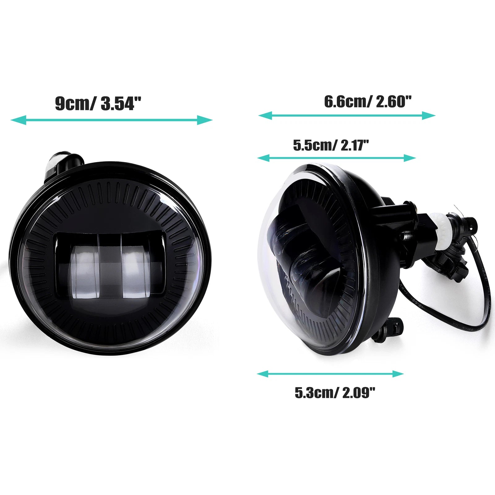 LED Fog Lights for Chevy Avalanche Suburban Tahoe GMC Yukon Acadia (2007–2014)