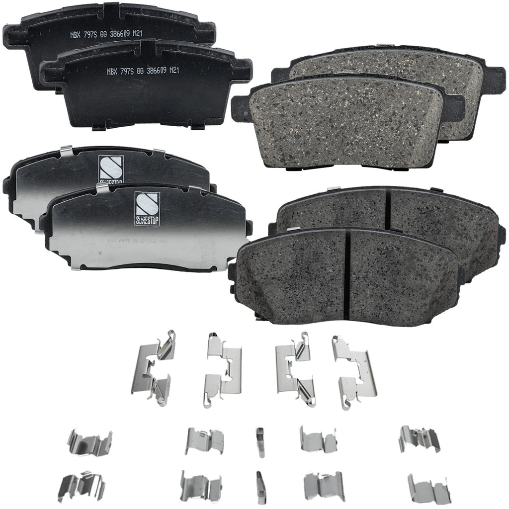 Ceramic Brake Pad Set for Ford Edge, CX-7 (2007–2012)