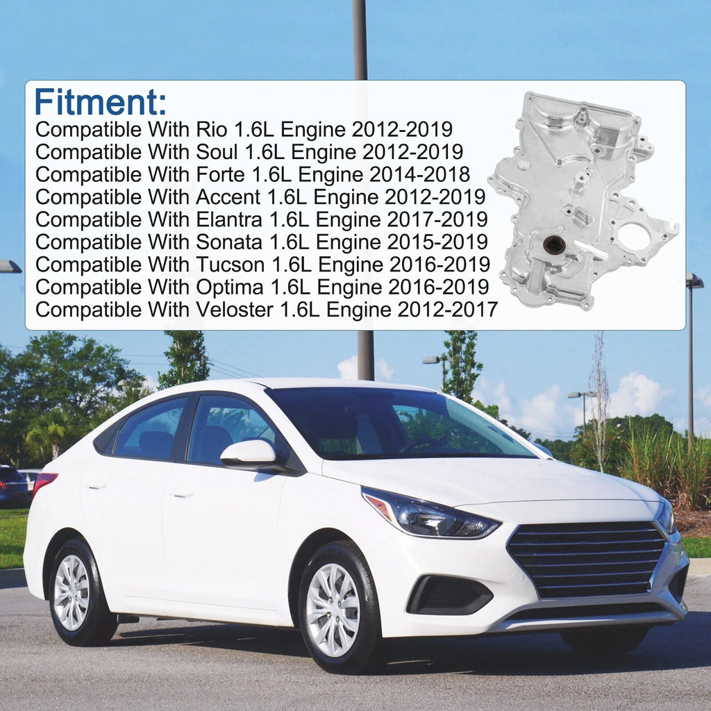 Timing Chain Oil Pump Cover for Hyundai Elantra, Kia Soul (2012–2023)