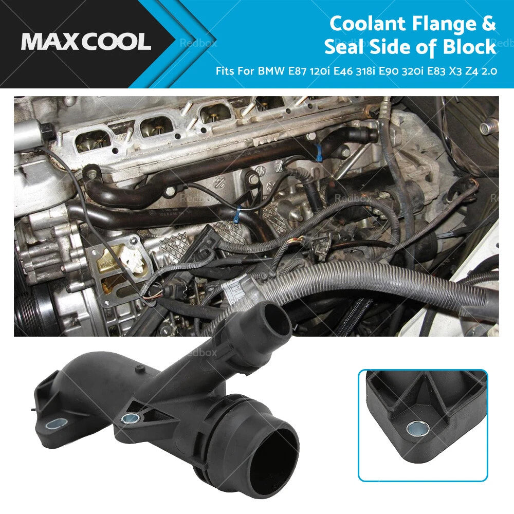 Coolant Flange & Seal for BMW 1 Series, 3 Series, X3, Z4 (2004–2019)