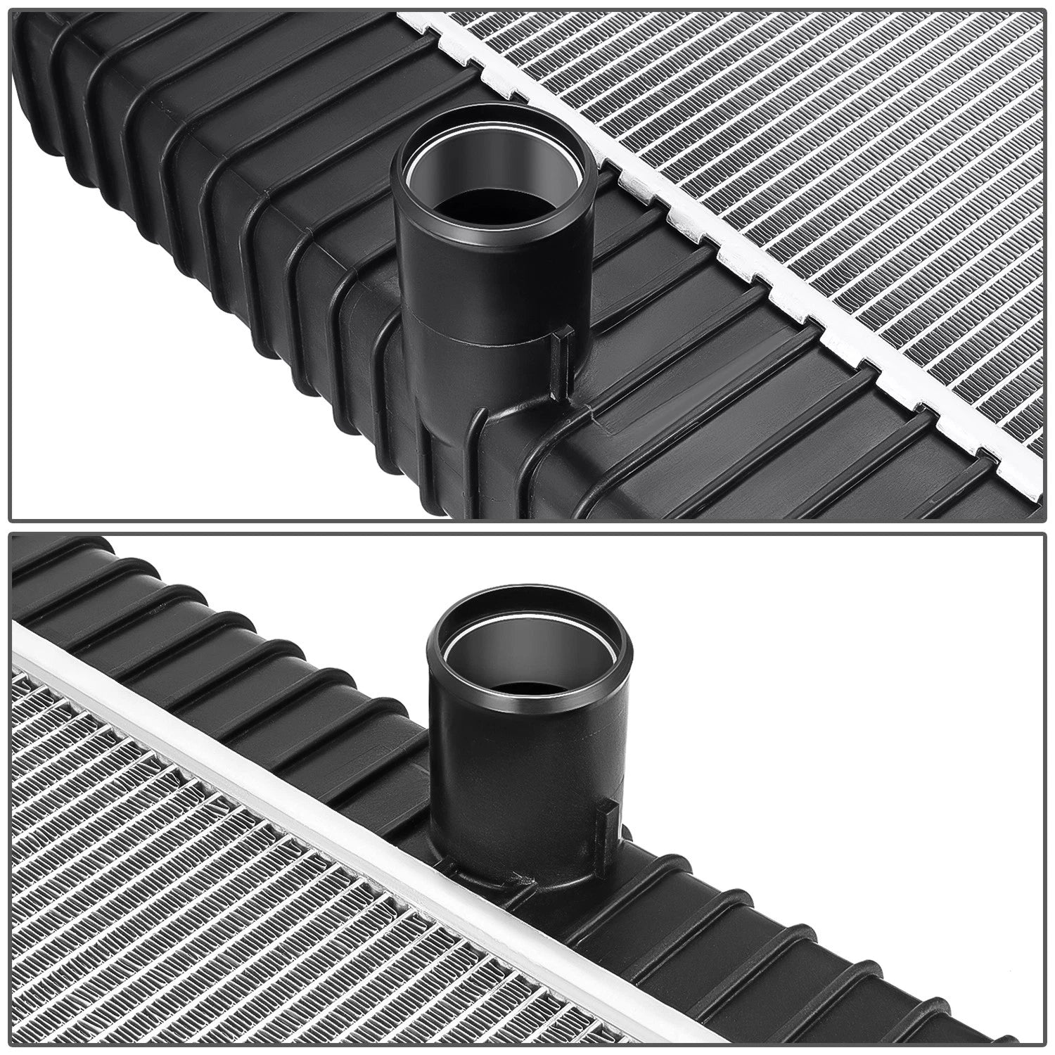 2-Row Aluminum Core Radiator for Ford F650 F750 International 3200 4900 (1997–2009)