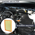 Engine Air Filter for Dodge Ram 1500 (2019-2023) - 1 x Replacement Part