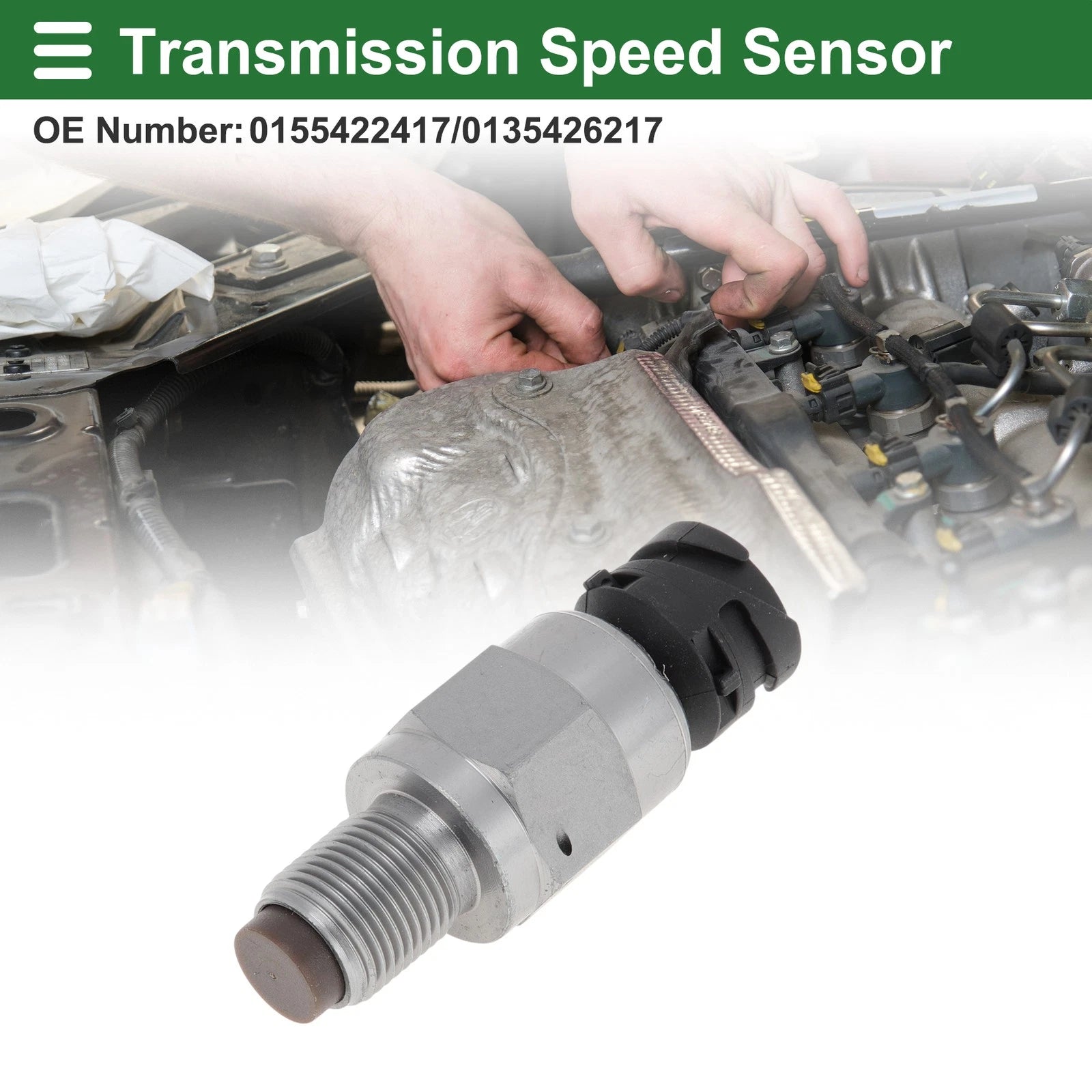 1 Pc No.0155422417 Transmission Speed Sensor for Mercedes-Benz Actros (1996–2002)