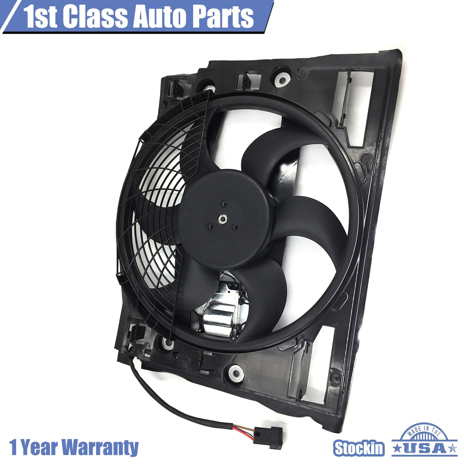 AC Condenser Cooling Fan for BMW 320i 323i 325i 328i 330i (1999–2006) 64546988913