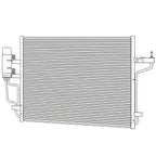 A/C Condenser Replacement Repair Part for Ford Escape (2013–2016)
