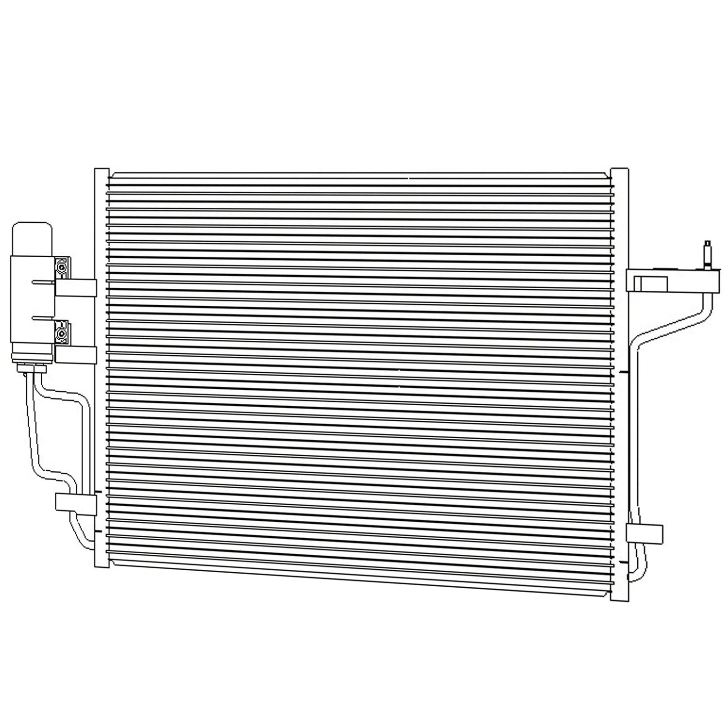 A/C Condenser Replacement Repair Part for Ford Escape (2013–2016)