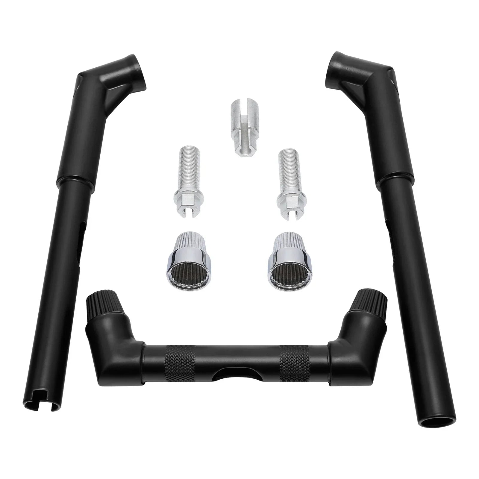 4" Rise 1-1/4" Ape Hanger Handlebar for Harley Dyna Sportster (2004-2023)