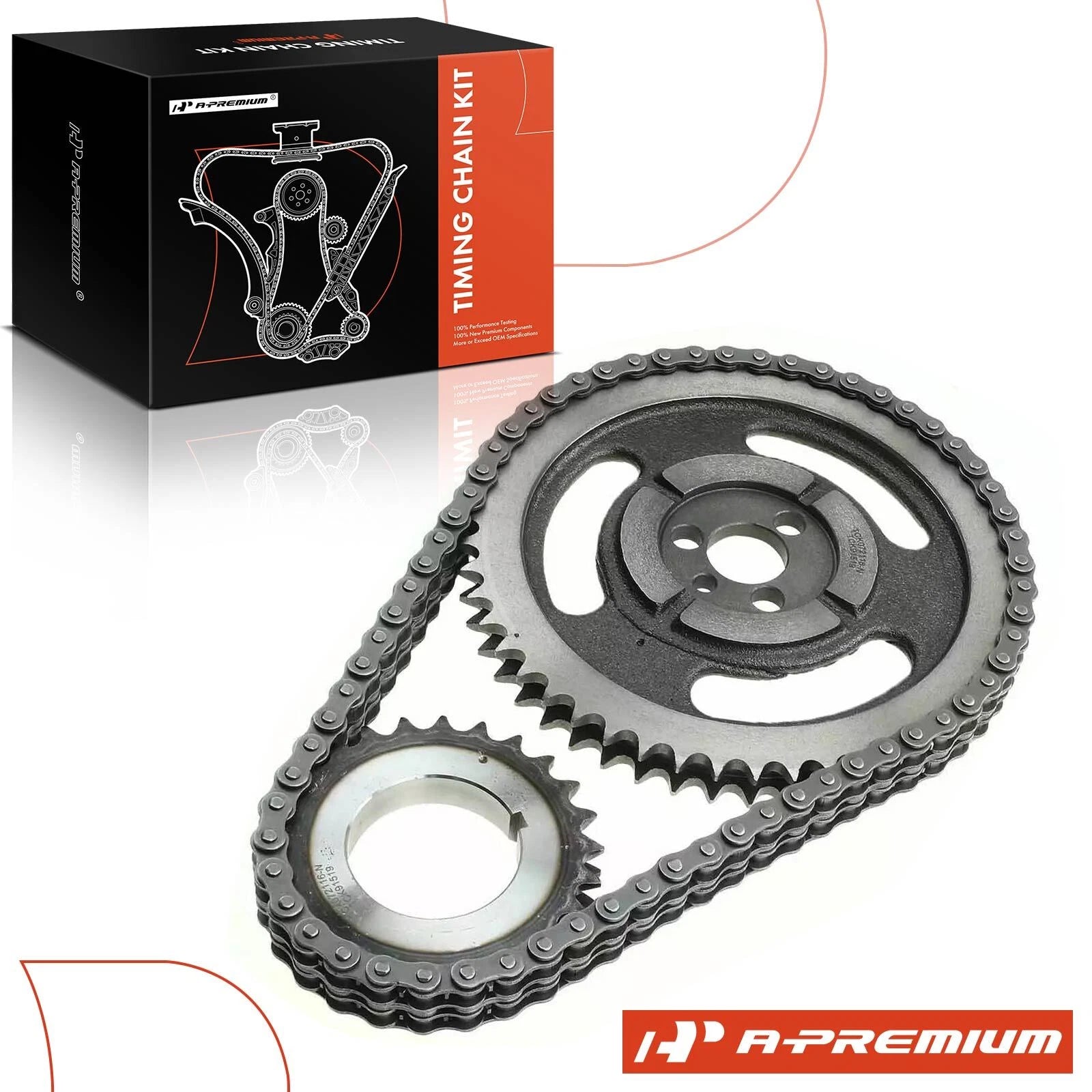 3X Timing Chain Kit for Chevy Malibu, Impala, Camaro (1965–1976)