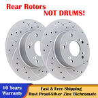 Drilled Rotors and Brake Pads Kit for Honda Civic (2006-2011)