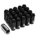 Set of 20 J2 7075 Forged Aluminum M12x1.5 Close-End Lug Nuts for