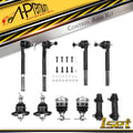 Set of 10 Ball Joints & Tie Rod Ends for Buick Apollo, Chevy Camaro, Pontiac