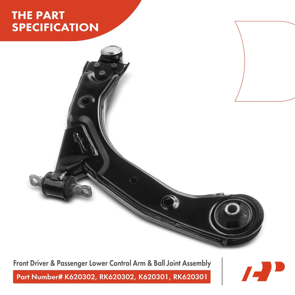 Wheel Bearing Control Arm Ball Joint Kit for Chevy Cobalt Pontiac (2005–2010)