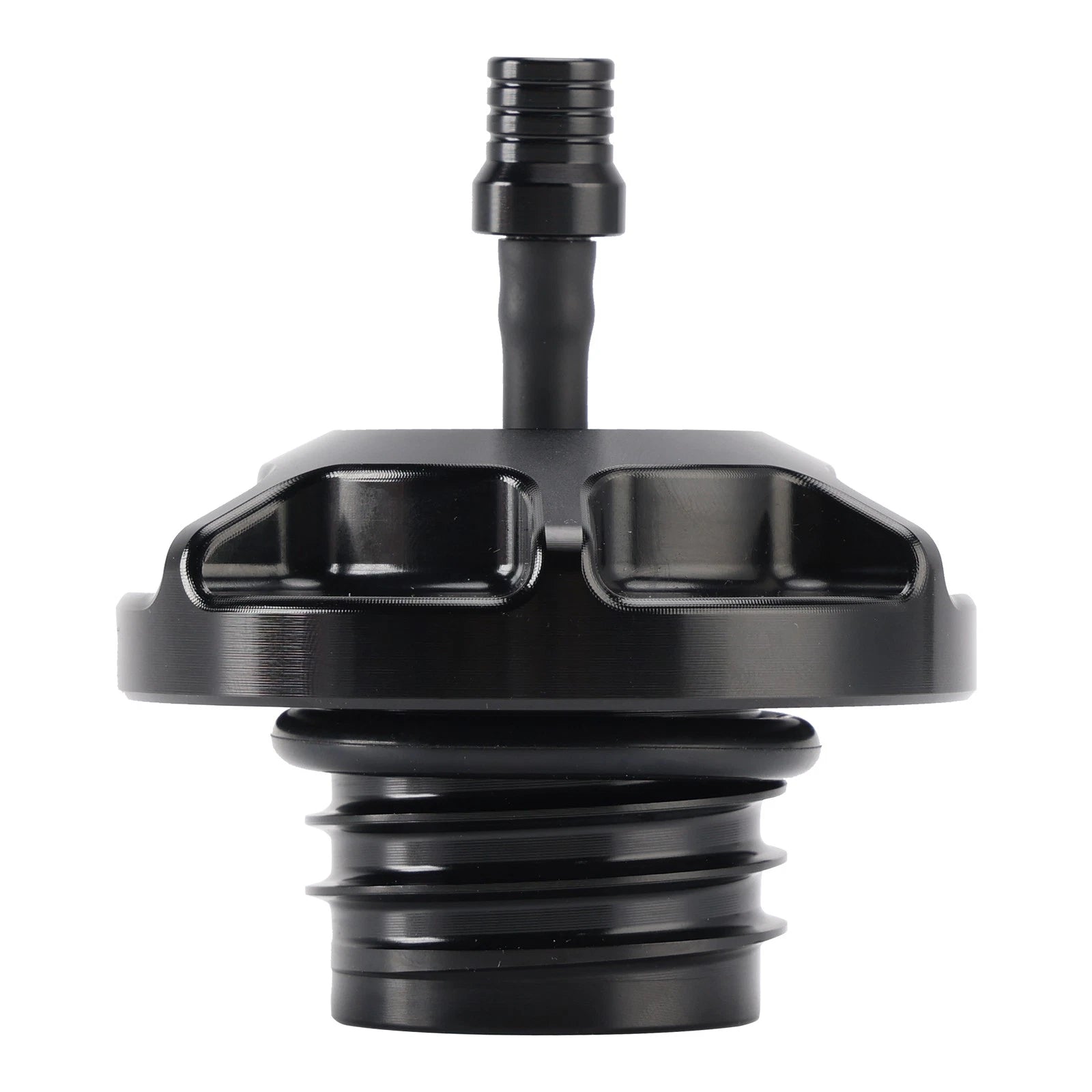 Aluminum Fuel Gas Cap with Vent Hose for Harley Softail Low Rider (1996–2023)
