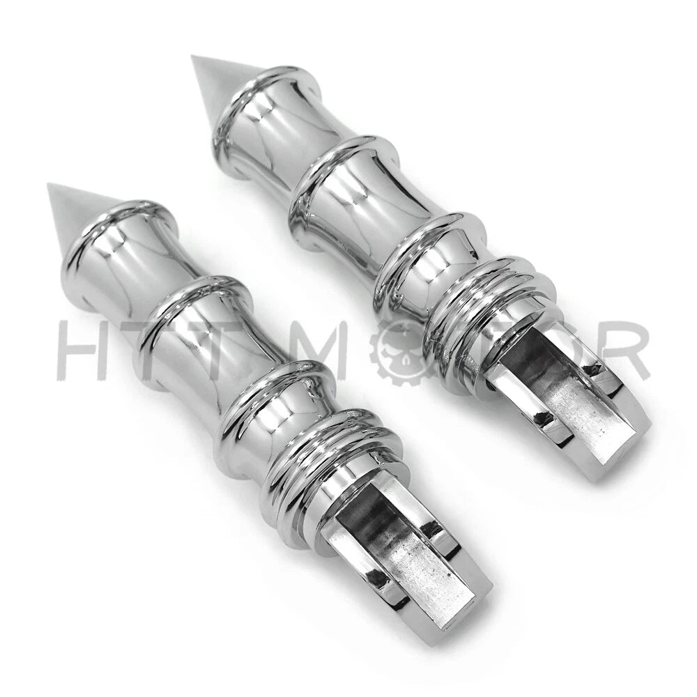Spike Bamboo Footpegs for Kawasaki ZX-11R (2000–2001) ZX-10R (2004–2016)