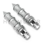 Spike Bamboo Footpegs for Kawasaki ZX-11R (2000–2001) ZX-10R (2004–2016)
