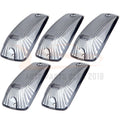 5Pcs Smoke Gray Roof Running Cab Marker Light Covers for Ford E-150/250/350/450 (1992–2014)