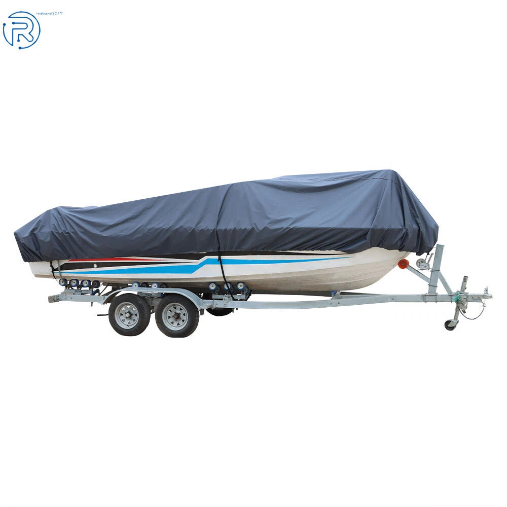 Heavy 600D Marine Grade Polyester Waterproof Boat Cover for Trailerable Boats