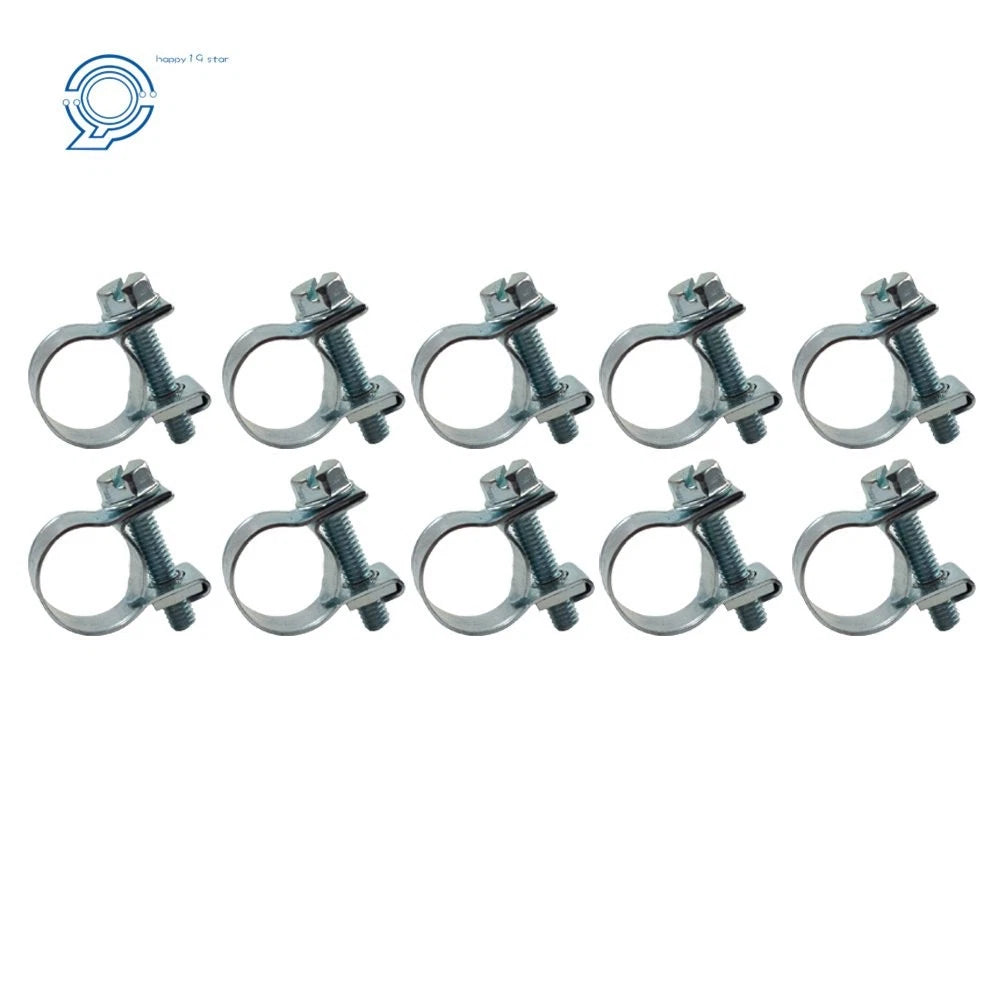 30 Pack Fuel Injection Hose Clamps for Universal Applications
