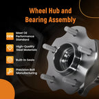 Set of 2 Rear LH RH Wheel Hub & Bearing for Infiniti QX60 Nissan Pathfinder (2013–2020) WE61773
