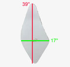 Polycarbonate Clear Hull Window for Intrepid Boat (39'' x 17'' x 1/2'')