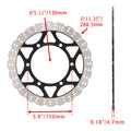Front & Rear Brake Disc for Kawasaki Ninja 250R EX250J (2008–2012)