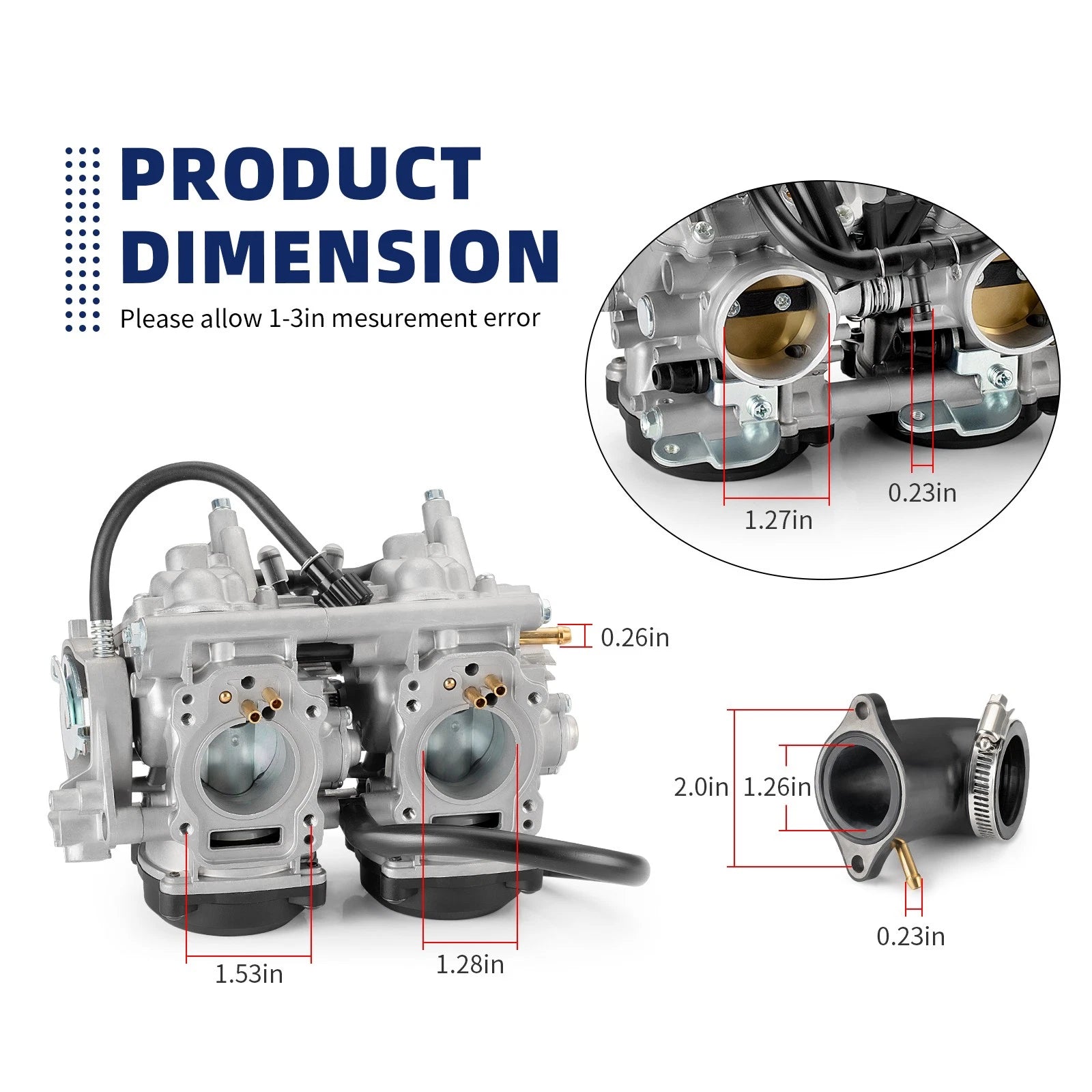 Carburetor for Kawasaki Prairie 650, Brute Force 650 (2002–2006) 15003-0095