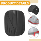Fuel Tank Door Cap for Honda Civic (2022–2025) Glossy Black Filler Flap Cover