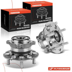 2X Rear Wheel Hub & Bearing Assembly for Honda Crosstour (2012–2015) AWD