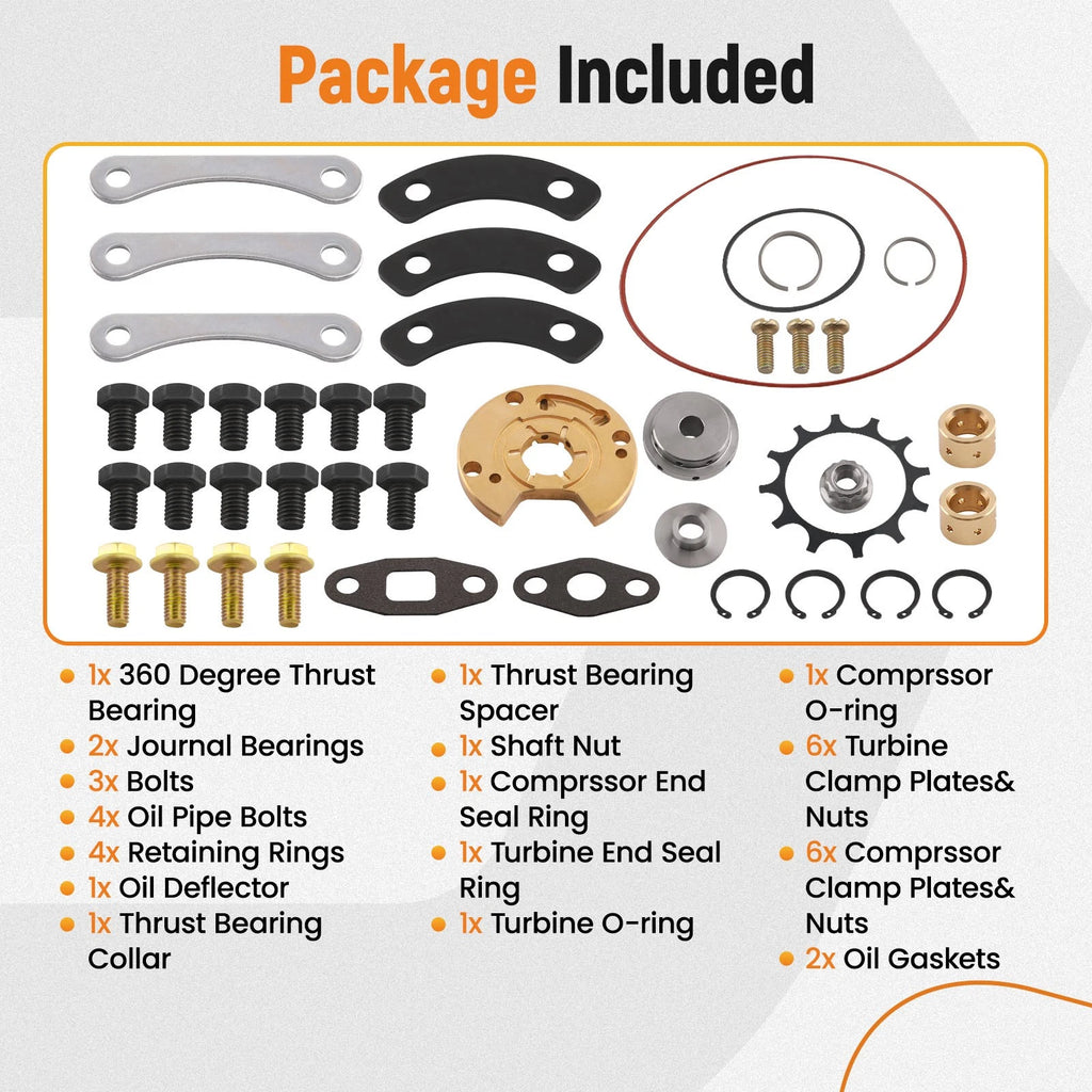 Turbo Rebuild Tool Kit for T04B T04E T3 T4 Turbocharger