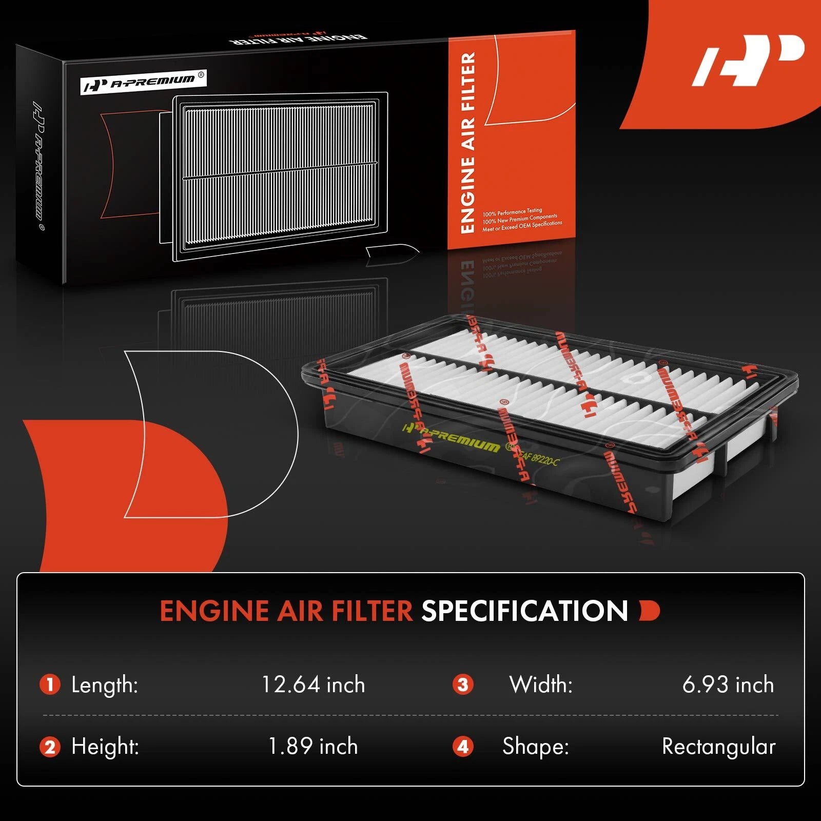 Engine & Carbon Cabin Air Filter for Mazda MPV (2000-2003)