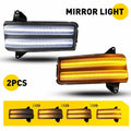 Clear LED Switchback Side View Mirror Turn Signal Light for GMC Sierra (2020–2024)