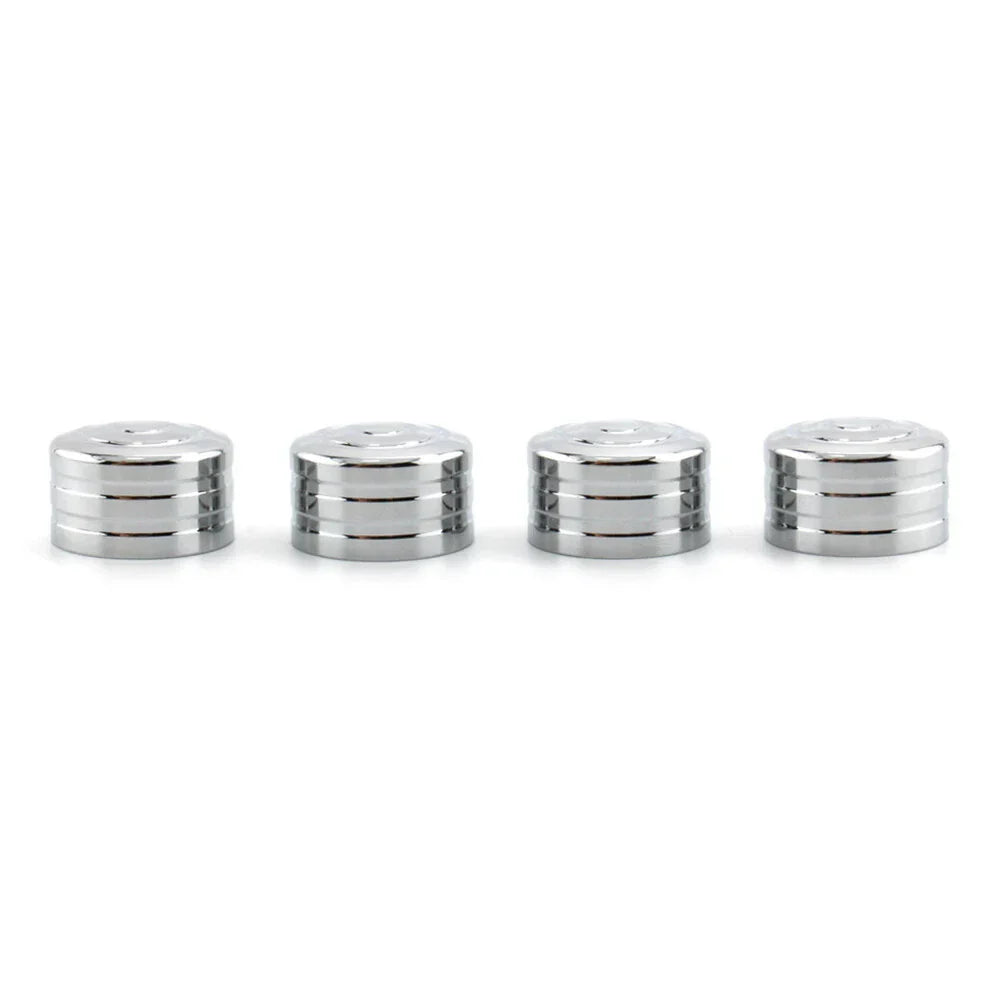 4 x Chrome Machined Head Bolt Cover Caps for Triumph T120 Thruxton (2016-2023)
