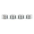 4 x Chrome Machined Head Bolt Cover Caps for Triumph T120 Thruxton (2016-2023)