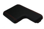 Console Lid with Cupholder Cover for Ford Ranger (2000–2006) Carbon Fiber Red Stitch