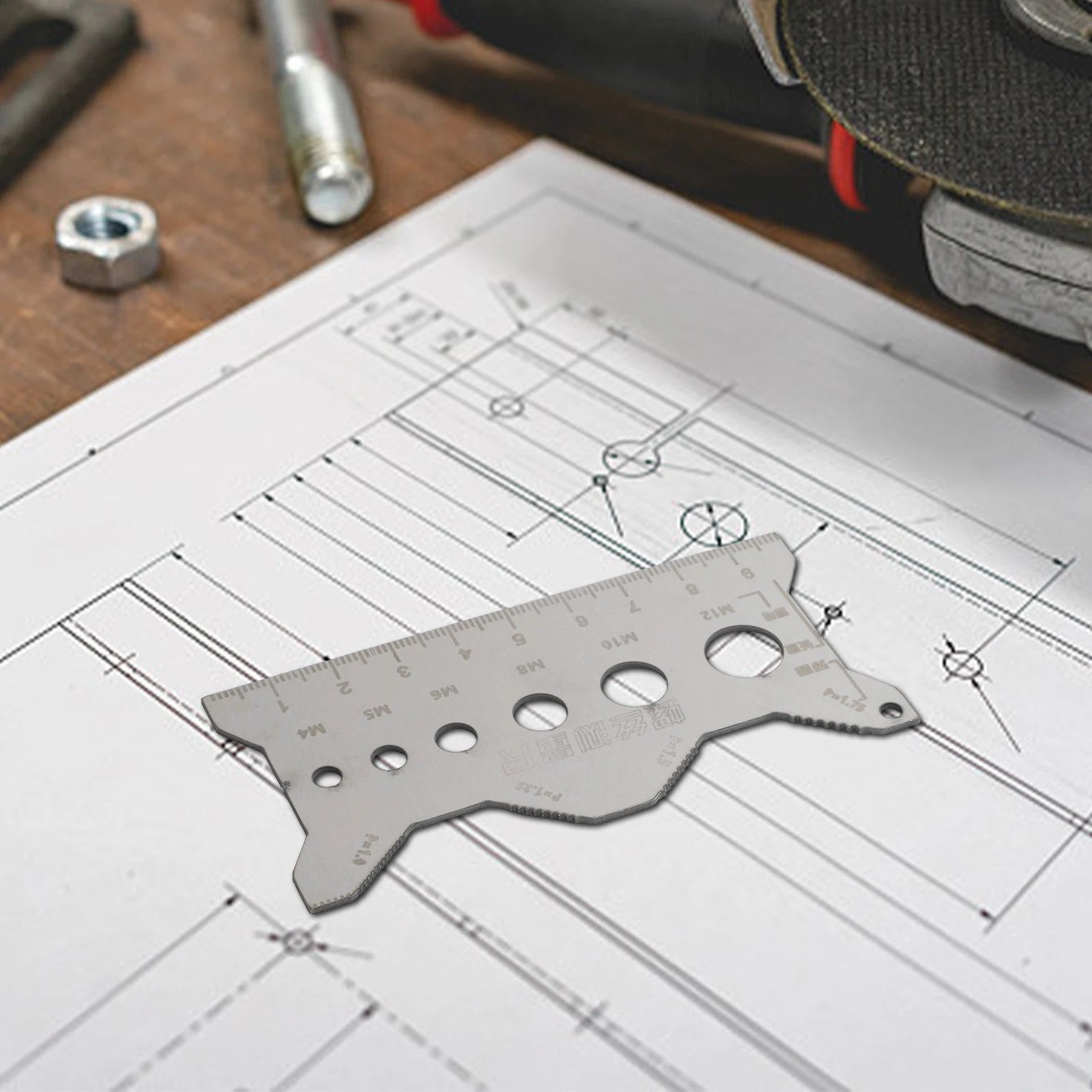 Stainless Steel Screw Thread Gauge for Accurate Measurement