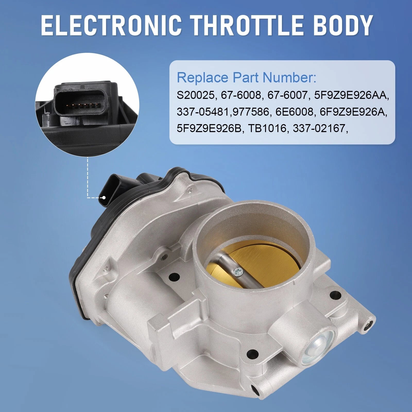 Throttle Body for Ford Five Hundred, Freestyle, Mercury (2005-2007)