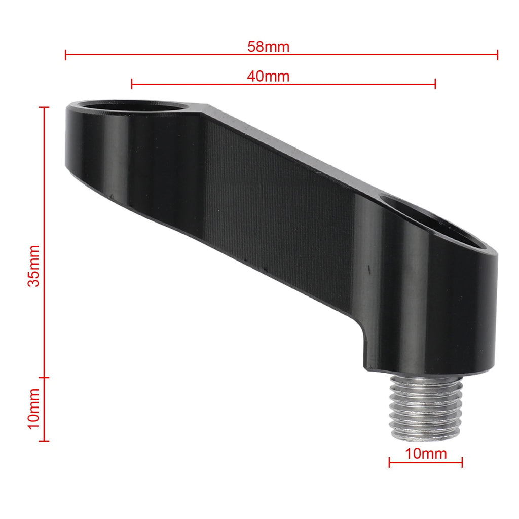 10mm Mirror Extender Riser for Yamaha XJR1300 (2005–2015) VMAX 1700 (2009–2021)