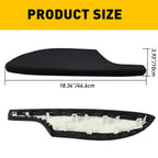 Door Panel Armrest Set for Honda Accord Coupe (2008-2012) Black Leather