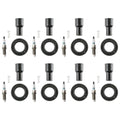 Set of 8 Denso Iridium TT Spark Plugs & Coil Boots for Lexus LS460 LS600h (2007–2017)