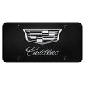New Logo & Name on Black License Plate - Officially Licensed for Cadillac