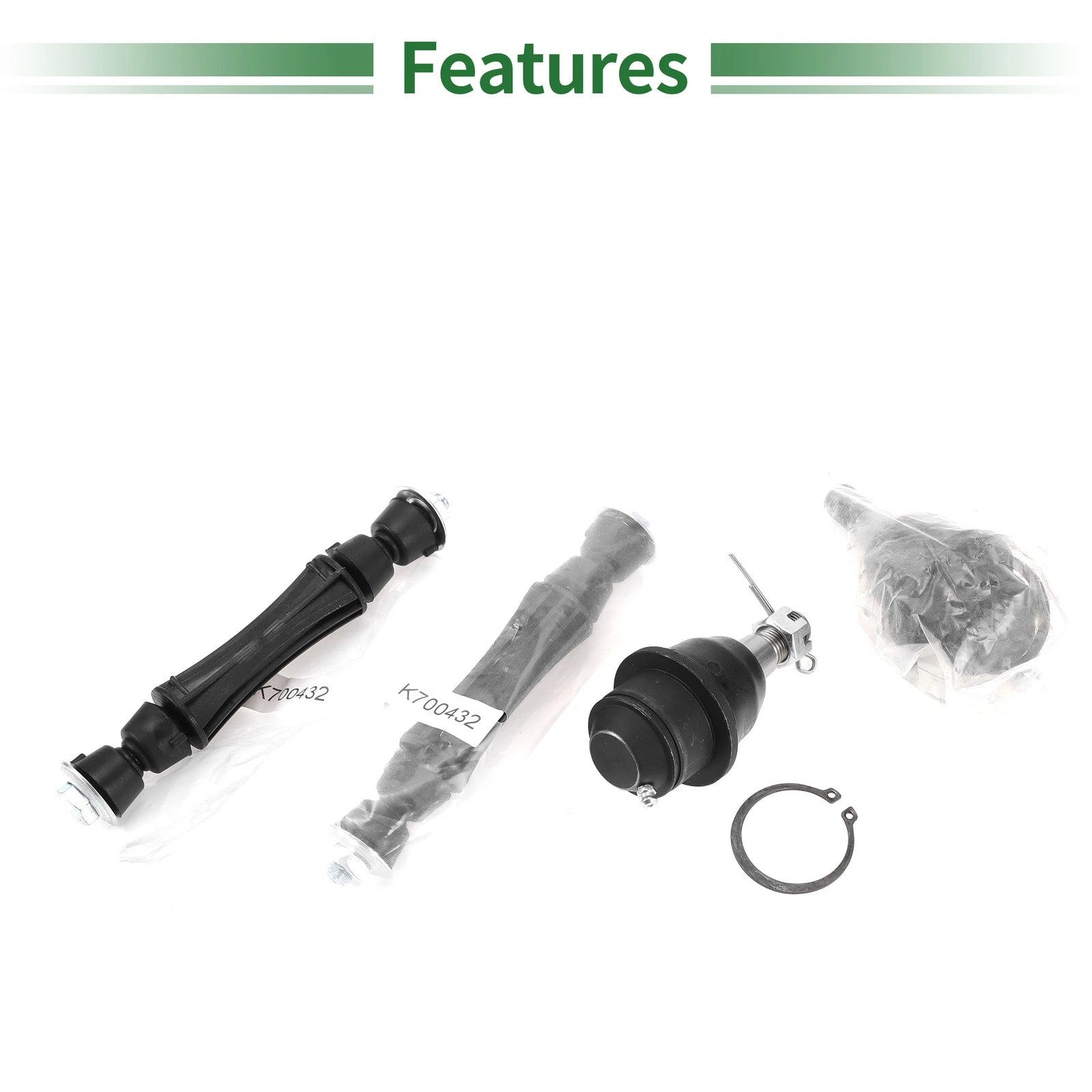 Set of 4 Front Suspension Kit Sway Bar Link Lower Ball Joint for Chevrolet Tahoe  656320972352