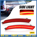 2PC LED Rear Side Marker Light for MINI Cooper R55 R56 R57 R58 R59 R60 R61 (2007–2016)