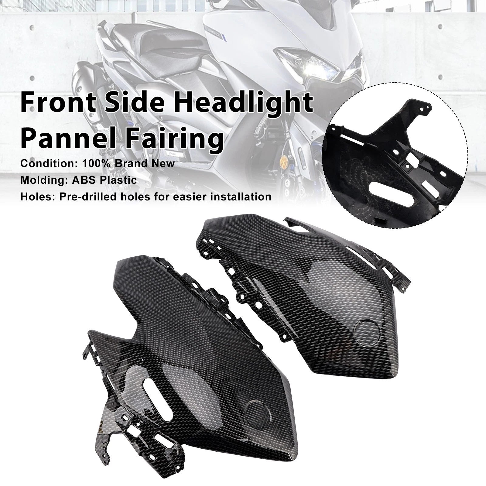 Front Side Headlight Panel Fairing for Yamaha T-MAX 560 (2025–2026)