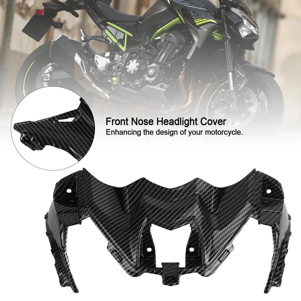 Carbon Front Nose Headlight Cover Fairing for Kawasaki Z900 (2020–2021)